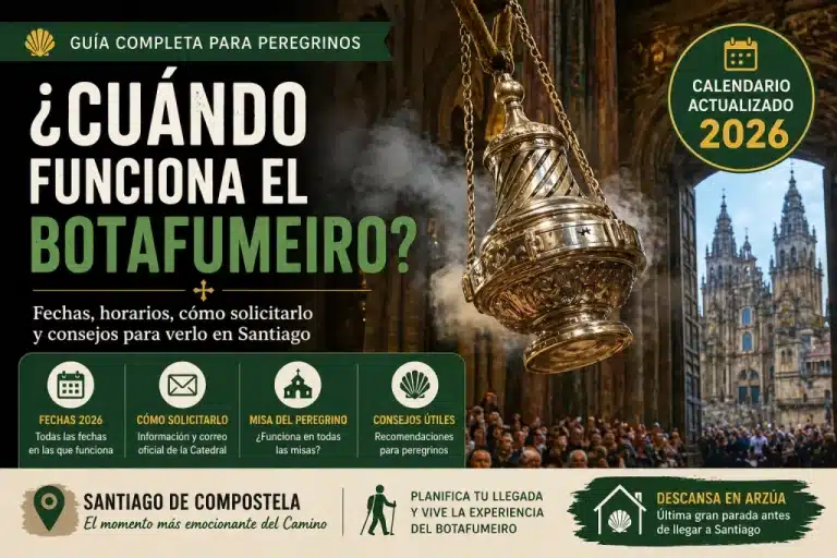 Cuándo funciona el Botafumeiro en Santiago: fechas 2026