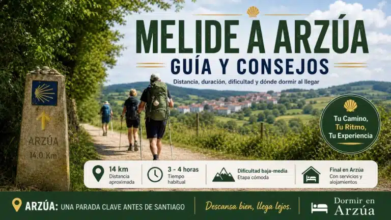 Etapa Melide - Arzúa del Camino de Santiago: kilómetros, consejos y dónde dormir