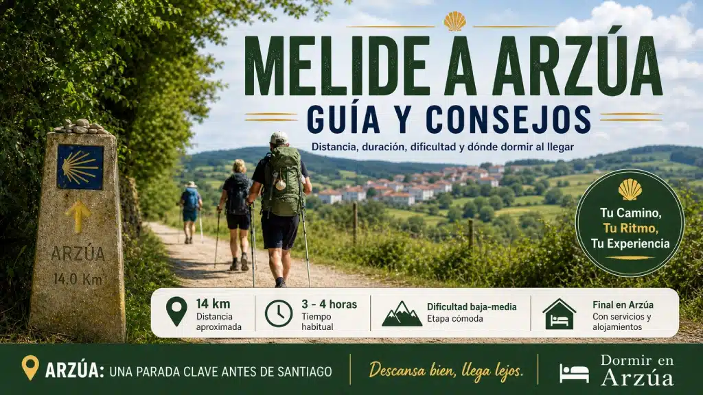 Etapa Melide - Arzúa del Camino de Santiago: kilómetros, consejos y dónde dormir